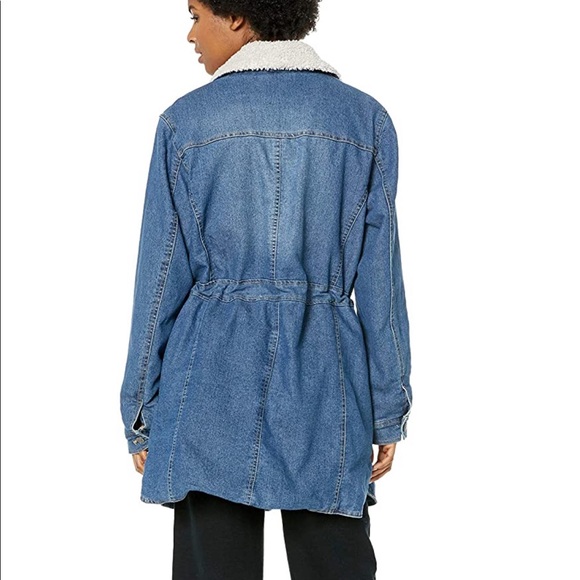 Steve Madden Denim Walker Jacket - Picture 2 of 8